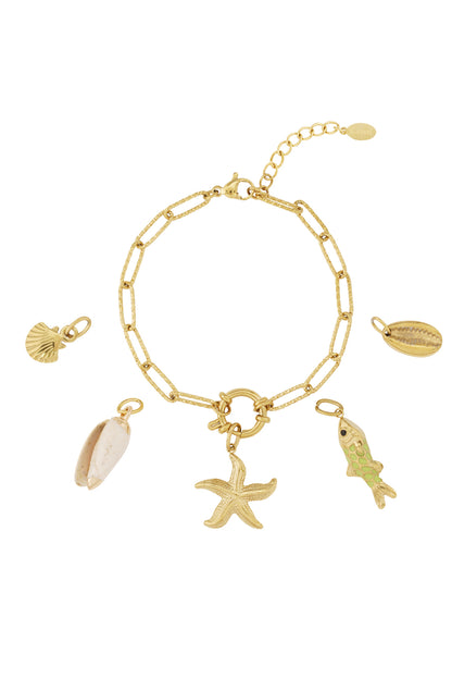 DIY-Armband mit Seesternen